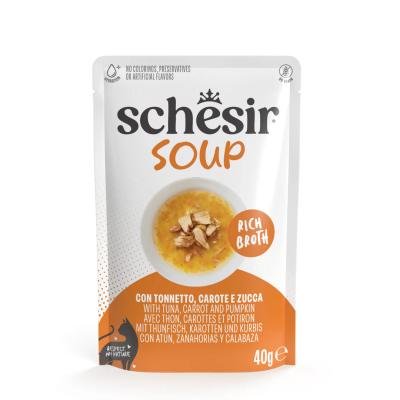 SCHESIR Cat Tuna and Pumpkin in soup pouch
