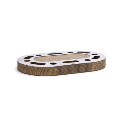 BEEZTEES Răzuitoare-jucărie pentru pisici din carton MEDA Beige