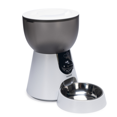 BEEZTEES Hrănitor Inteligent pentru pisici cu cameră Smart Feeder Cam White