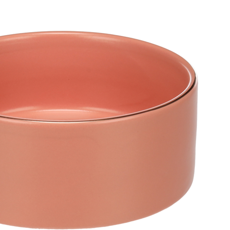 Миска керамическая Eram Round Pink