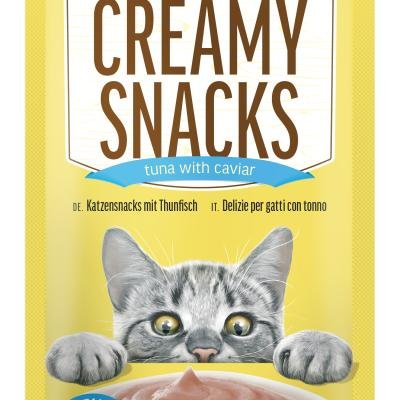 Cat Fest Creamy snacks with Tuna and Caviar