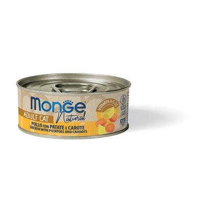 MONGE Cat Natural Delicate Can Chicken with Carrot and Potatoes