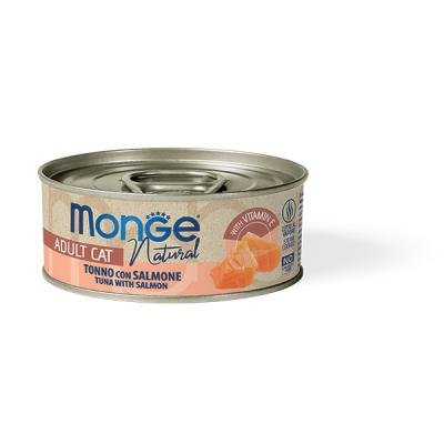 MONGE Cat Natural Can Yellowfin tuna with salmon