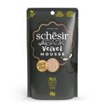 SCHESIR After Dark Velvet Cat Chicken in mousse pouch