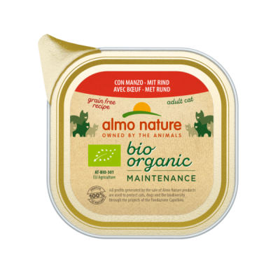 ALMO NATURE CAT BIO ORGANIC ALU Beef
