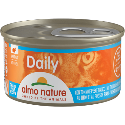 ALMO NATURE Cat DAILY Can Mousse Tuna/Whitefish 85g