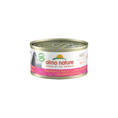 ALMO NATURE Cat HFC Can Jelly Salmon with Chicken 70g