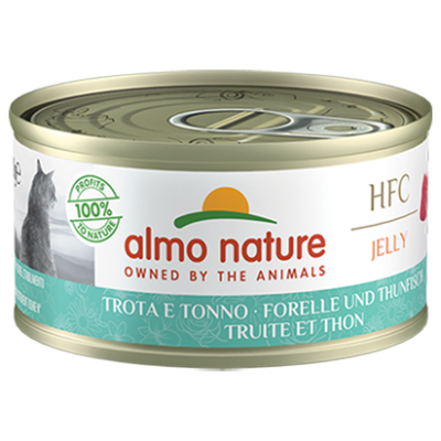 ALMO NATURE Cat HFC Can Jelly Trout/Tuna 70g