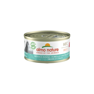 ALMO NATURE Cat HFC Can Jelly Trout with Tuna 70g