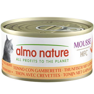 ALMO NATURE Cat HFC Can Mousse Tuna/Shrimps 70g