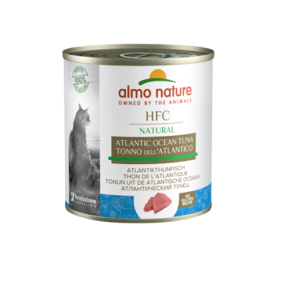 ALMO NATURE Cat HFC Can Natural Atlantic Tuna 280g