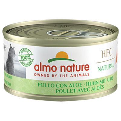 ALMO NATURE Cat HFC Can Natural Chicken/Aloe 70g