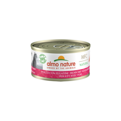 ALMO NATURE Cat HFC Can Natural Chicken and Liver 70g