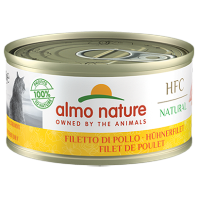 ALMO NATURE Cat HFC Can Natural Chicken Fillet 70g