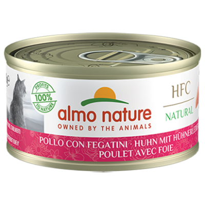 ALMO NATURE Cat HFC Can Natural Chicken Liver 70g