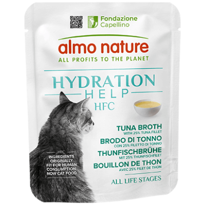 ALMO NATURE Cat HFC Pouch Hydration Help Tuna Broth/Tuna Fillet 50g