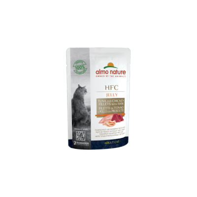 ALMO NATURE Cat HFC Pouch Jelly Tuna/Chicken/Ham 55g