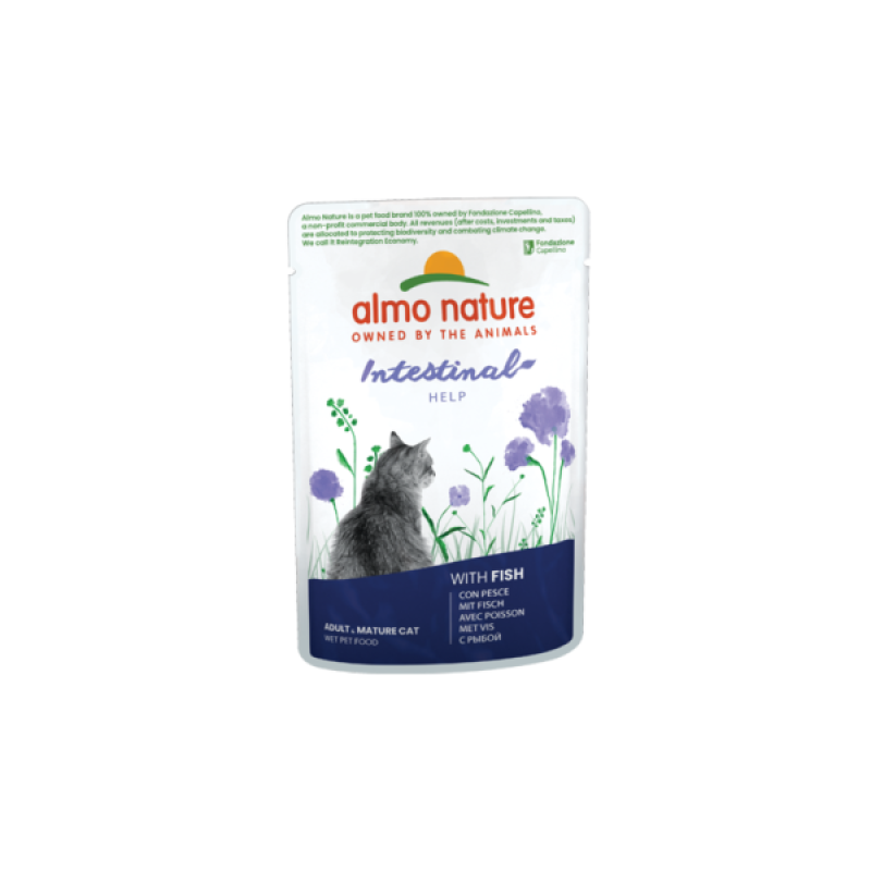 ALMO NATURE Cat HOLISTIC Pouch Digestive Fish 70g