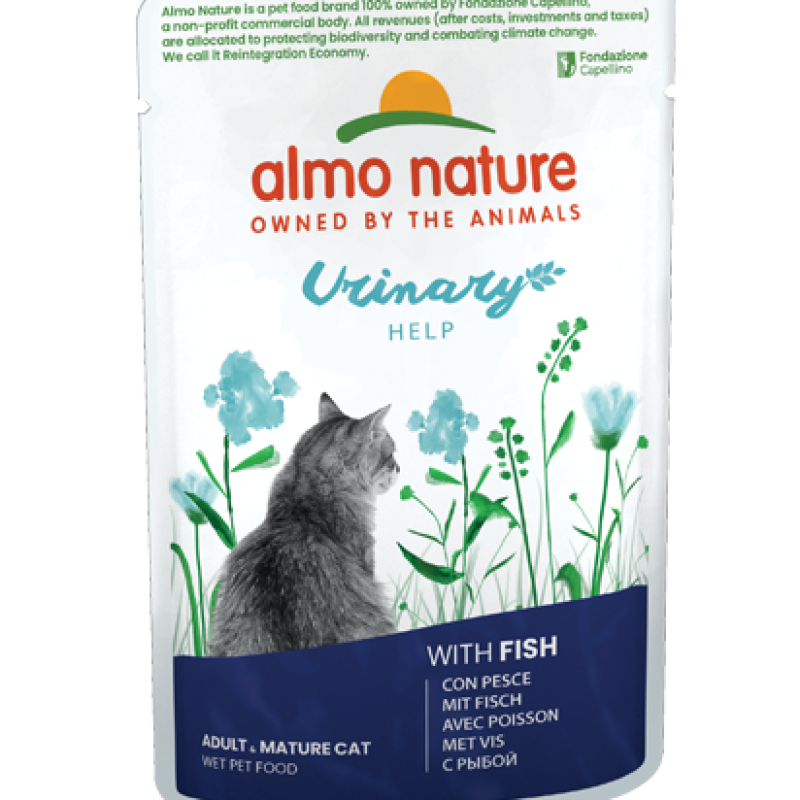 ALMO NATURE Cat HOLISTIC Pouch Urinary Fish 70g