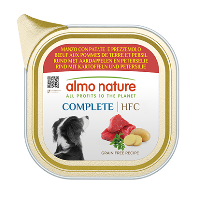 ALMO NATURE Dog HFC ALU Complete Beef/Potat/Parsley