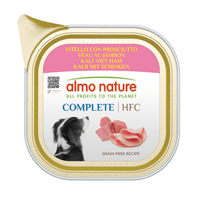 ALMO NATURE Dog HFC ALU Complete Veal/Ham