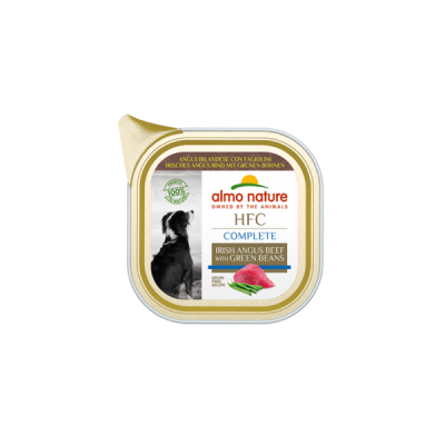 ALMO NATURE Dog HFC Alu Irish Angus Beef with Green Beans