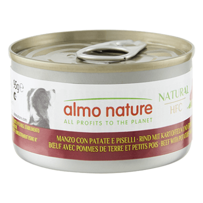 ALMO NATURE Dog HFC Can Natural Beef with Potatoes and Peas