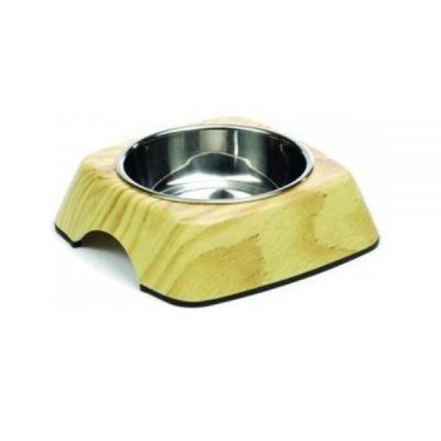 BEEZTEES bol din oțel inoxidabil Natural Wood