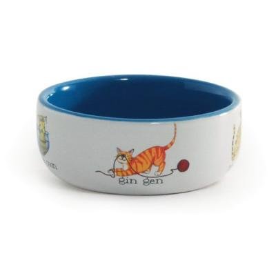 Beeztees керамическая миска Cat Decoration