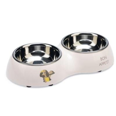 BEEZTEES castron dublu din inox DROPPY