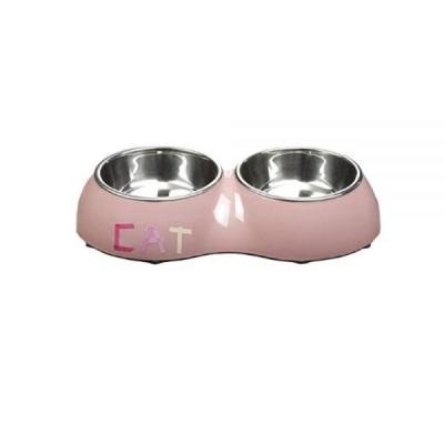 BEEZTEES castron dublu din oțel inoxidabil Tape Cat