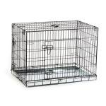 BEEZTEES Клетка для собак DOG BENCH 2-DOORS Black 89x60x66cm