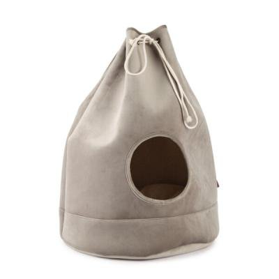 Beeztees DBL căsuță din material textil pentru pisici VILAR Grey 45x45x60cm
