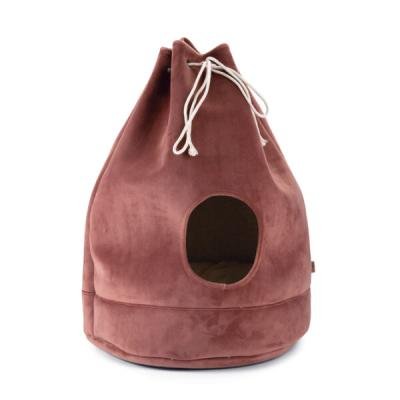 Beeztees DBL căsuță din material textil pentru pisici VILAR Pink 45x45x60cm
