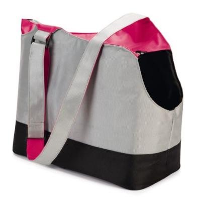 Beeztees geantă de transport  ZIZZY Grey/Pink 40х20х30cm