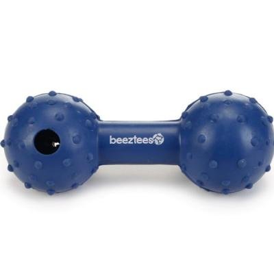 BEEZTEES резиновая гантель твердая