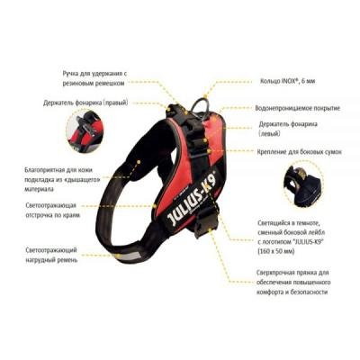 BEEZTEES  Ham K9 IDC Powerharness Size 1 ANT 63-85