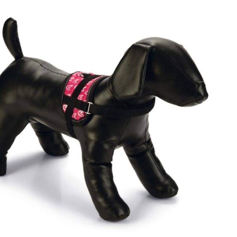 BEEZTEES Шлейка-мини HEART Pink 15×31-40cm