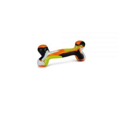 BEEZTEES игрушка резиновая кость farbino small