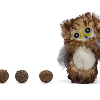 BEEZTEES игрушка для кошек OWL с кошачьей мятой 9,5cm