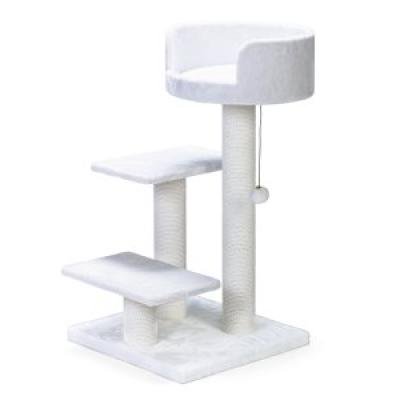 Beeztees Кошачий скребок SEPRA FIGO White 50x50x92cm