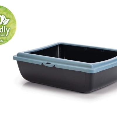Beeztees litieră JULIET ECO Blue/Black 48x38x14cm