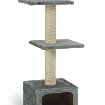 Beeztees răzuitoare pentru pisici DORA Grey 38x38x91cm
