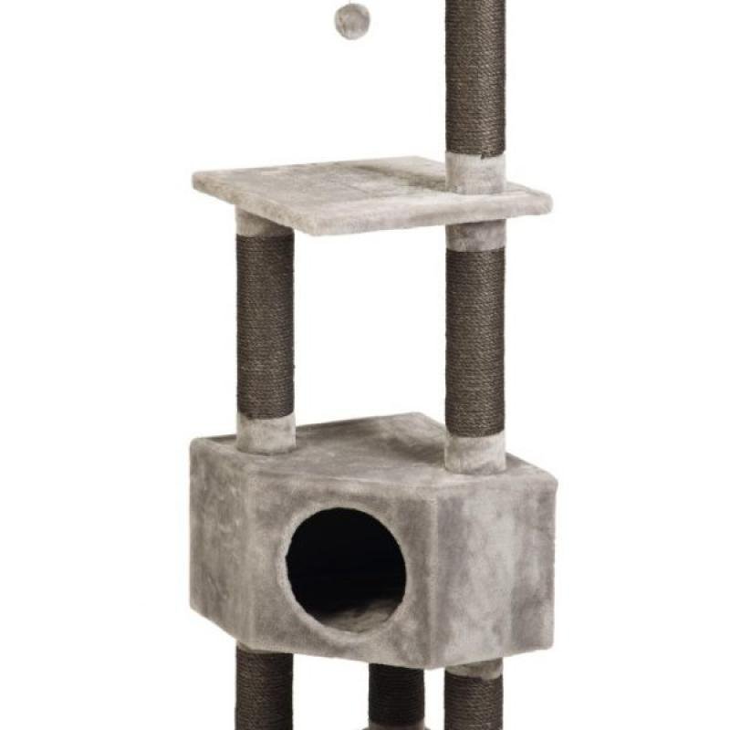 Beeztees кошачий скребок FIGADO Grey 40x40x135cm