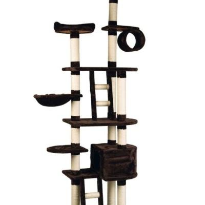 Beeztees кошачий скребок MAGNEFIQ Brown 70x50x220-260cm
