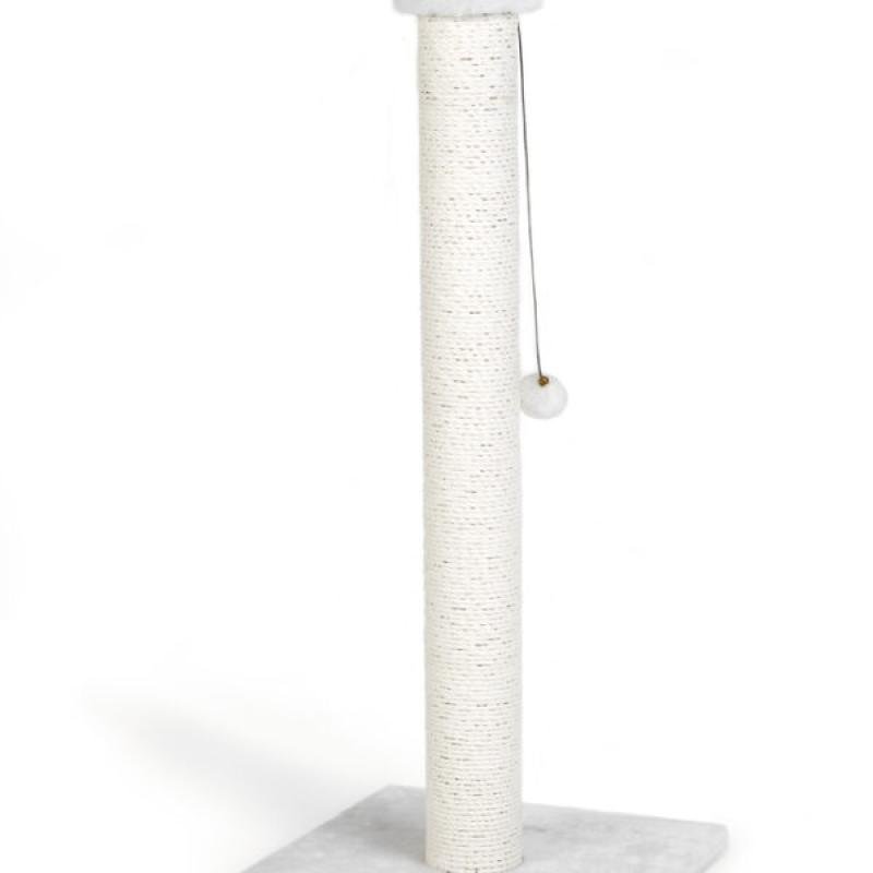 BEEZTEES кошачий скребок SERPA White 40x40x90cm