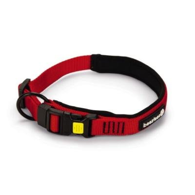 BEEZTEES zgardă din nylon Premium PARINCA Red 35-40×20