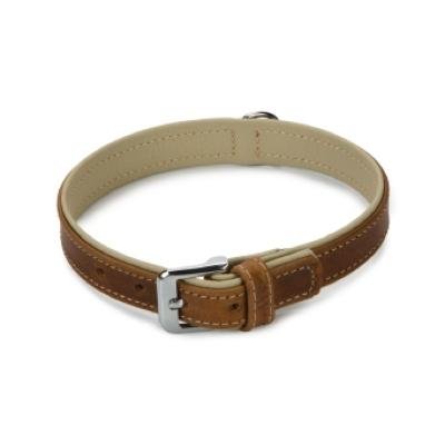 BEEZTEES zgarda din piele COMFORT Brown 45x22