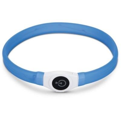 BEEZTEES zgardă din silicon cu lumini с USB