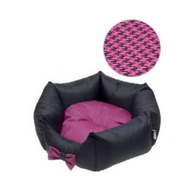 COMFY culcuș BED LOLA Black/Pink FI